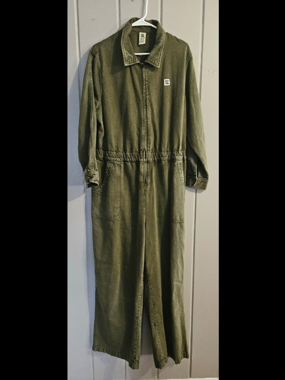 Lucy & Yak Olive Green Jumpsuit